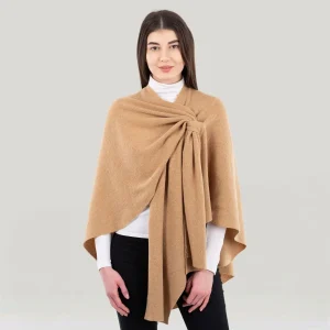 Ladies Asymmetrical 100% Lambswool Shawl