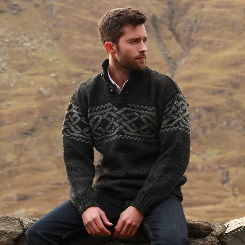 Celtic Troyer Sweater - Image 2