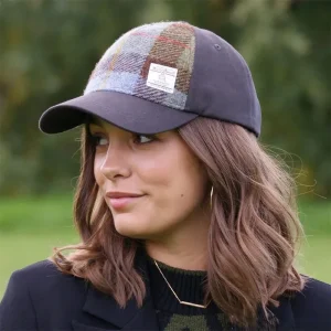 Handwoven Harris Tweed Baseball Cap