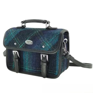 Handwoven Harris Tweed Mini Satchel