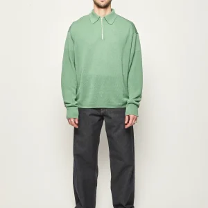 Apple Heddy Zip Up Polo Jumper